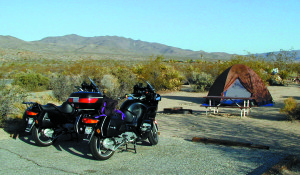 The way they liked to camp, all by themselves. This remote campground is in Joshua Tree National Park, California.