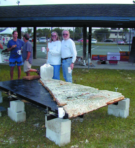The best part was encountering the unexpected, like this attempt by some folks in the Everglades in Florida at making the world’s largest grilled cheese sandwich.