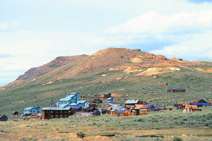 The mining town of Bodie was abandoned in the 1930s, and is slowly, very slowly, becoming truly ghostly.