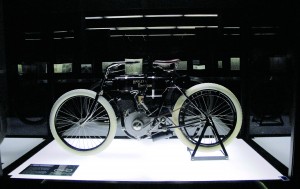 The 1905 model shown here has parts stamped with the serial number 1—is this the first Harley? The oldest?
