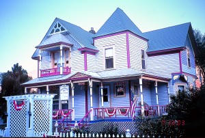 The Victorian Greyhouse Inn Bed and Breakfast was a welcome sight.