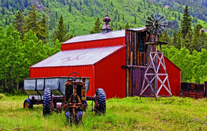 This quaint farmstead is at the base of Mt. Elbert, the highest peak in the Rocky Mountains.