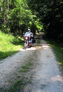 Parts of the Old Natchez Trace are rideable.
