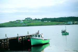 The Acadian fishing village of Port Felix.