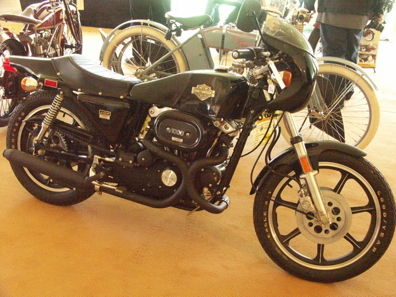 An immaculately restored 1978 Harley-Davidson XLCR 1000