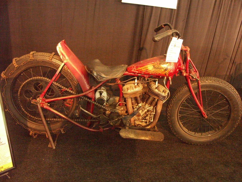 This 1939 Loren Rusnak Indian Scout Hillclimber is virtually untouched since its days in action