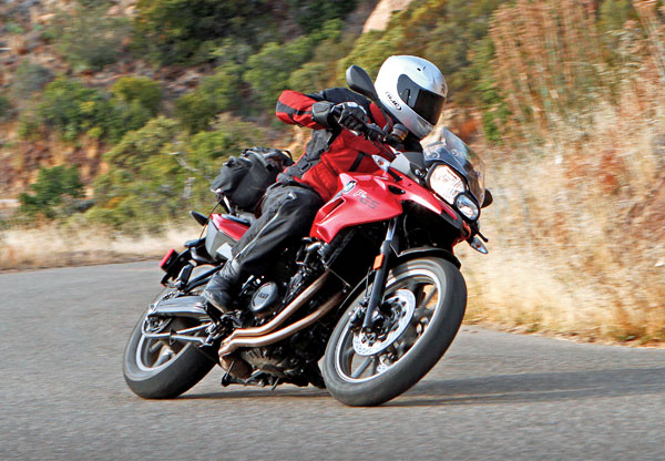 The F 700 GS gets more safety and stopping power with standard ABS and a second front disc brake.