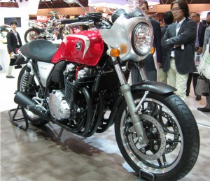 The Honda CB1100 was shown at the 2009 Tokyo Motor Show.