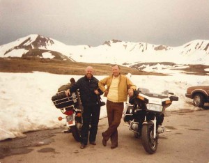 Dad and Uncle Ernie pose along Hwy. 160 outside of Durango, Colorado, in June 1984.