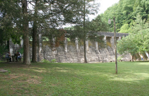 Building this dam in what is now Standing Stone State Park employed a lot of people back in the 1930s.