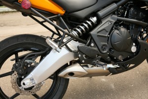 The Versys’ motor revs well and produces 60.2 horsepower at 7,500 rpm.