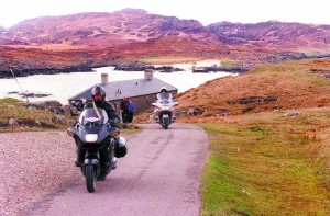 Sparkling lochs, rugged mountains and quiet Highland back roads are a motorcyclist’s dream.