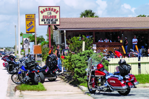 The Barnone Saloon is located on Anastasia Island, 1/2 mile from the St. Augustine Bridge of Lions.