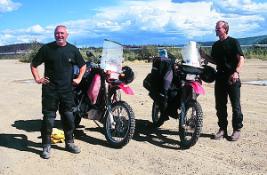 wo Honda riders from California were set on joining the Polar Bear Club, which they did.