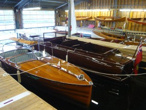 Pristine wooden boats at the Grace and Speed Museum in Gravenhurst. (Photo by Chris McKnight)