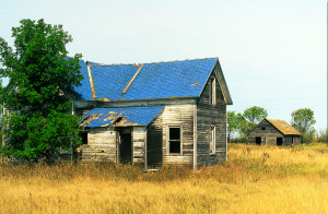 Abandoned homesteads dot the isolated northwest corner of North Dakota.