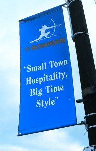 Characteristic welcome of many small towns across the Dakotas.