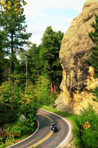 State Route 16A, the Iron Mountain Road, lures riders through the Black Hills on a passageway to heaven.