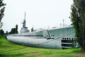 Though ignoble in her final berth, this killer submarine sank her share of tonnage during World War II, including three Japanese subs.