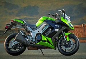 In stock form, the 125-horsepower Ninja 1000 tips the scales at 501 pounds. Looks aggressive but is very civilized. (Photo courtesy of Kawasaki)
