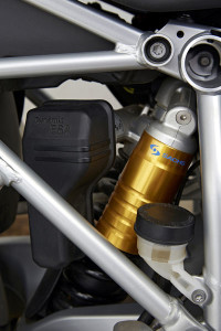 Optional Dynamic ESA, with front and rear shocks built by Sachs, automatically adjusts damping based on riding conditions.