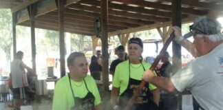 Roscoe's team of chili experts