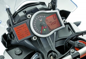 All-new instrument panel makes it easy to navigate through the multiple riding, TC, ABS and EDS modes.