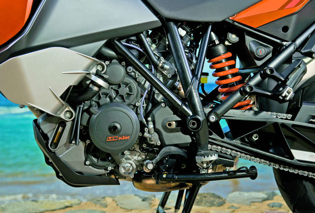 RC8-derived 1,195cc V-twin makes a claimed 150 horsepower and 92 lb-ft of torque.