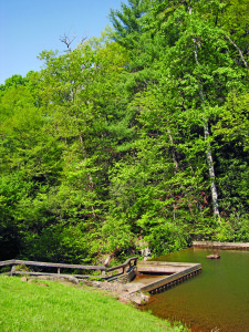 Rakes Mill Pond is part of the history of the area.