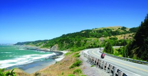 Oregon’s Highway 101 runs the entire length of the state along the Pacific Coast.