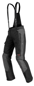 Alpinestars Long Range Drystar pants, front view. Love the removable bib with suspenders!