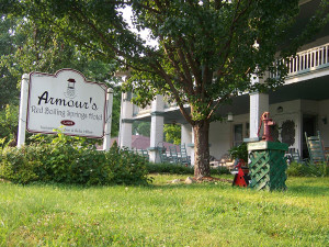 Armour's Hotel in Red Boiling Springs, Tennessee. A cozy place that offers massages, hot mineral baths and hearty home-cooked breakfast.