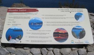 Learning about Lake Nahuel Huapi in Argentina.