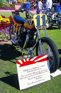 1970 Yamaha half-miler was ridden by Eddie Lawson.