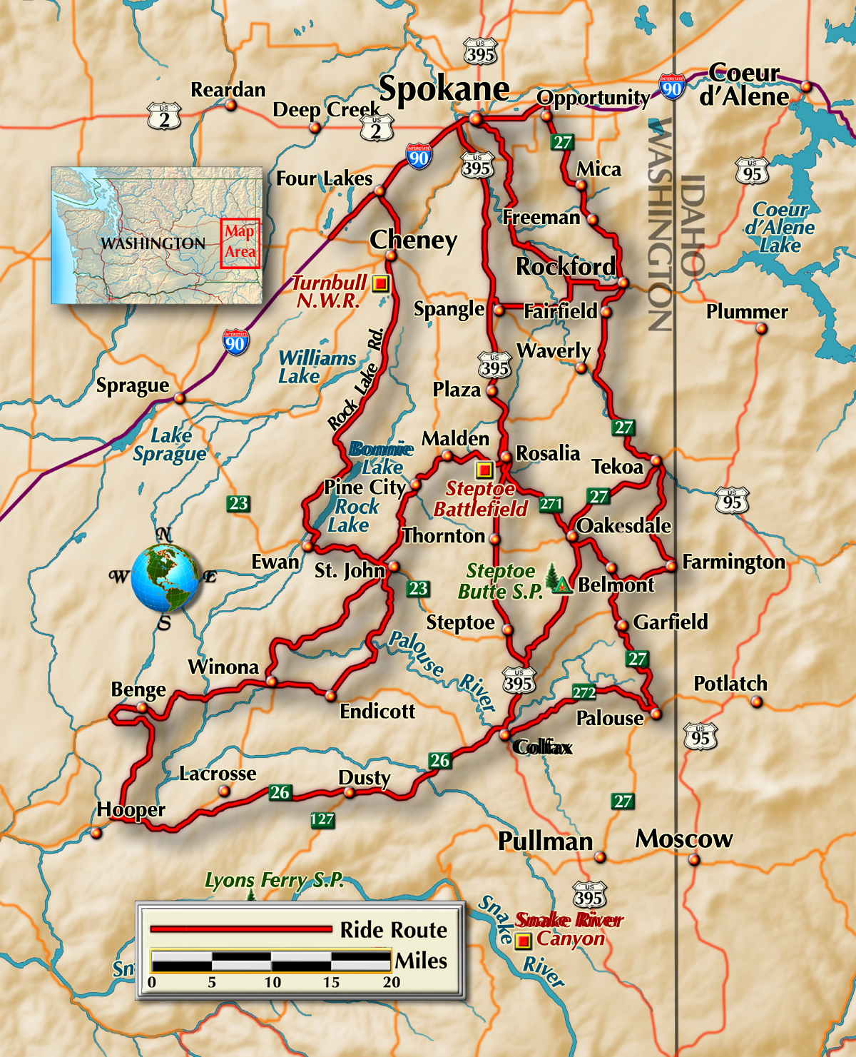 The Palouse Map