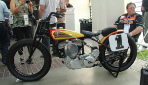 The Dodge family has raced this 1937 Indian Scout since they acquired it in 1950. It won the Peoples Choice Award.
