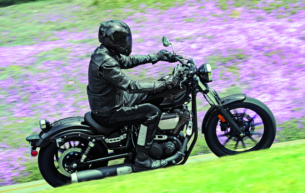 Yamaha calls its Star Bolt an "urban performance bobber." It’s a stripped-down version of Star’s highly successful V Star 950 cruiser. (Photography by Riles & Nelson)