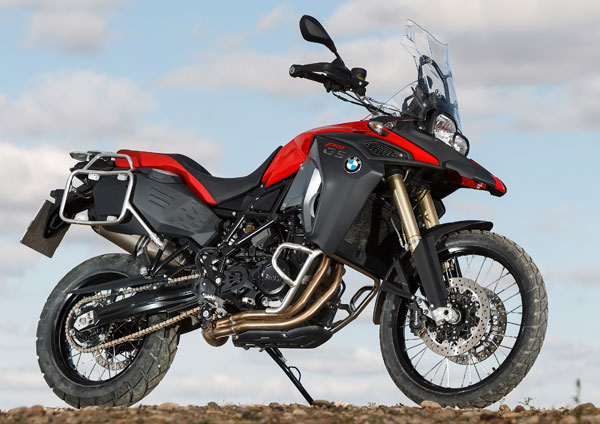 BMW F 800 GS Adventure in Racing red.
