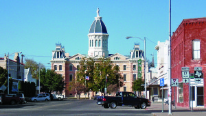 The Courthouse in Marfa, home of the mysterious “Marfa Lights.” 