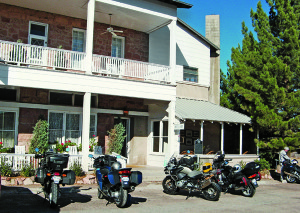 We check in at the Limpia Hotel in Fort Davis.
