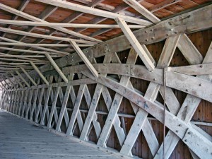 The interior of the Holliwell Bridge—they don’t make them like this anymore!