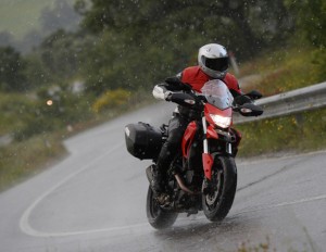 A spring downpour provided a good opportunity to test Urban mode, with reduced horsepower and ramped-up traction control.