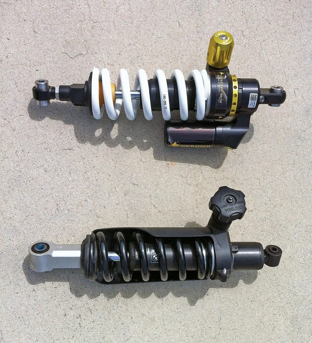 Touratech suspension for BMW R 1200 GS