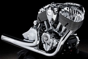 The 111 ci/1,811cc Thunder Stroke 111 V-twin makes a claimed 119 lb-ft of torque at the crank.