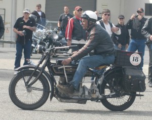 Riding a pre-1916 motorcycle in the 2010 Motorcycle Cannonball.