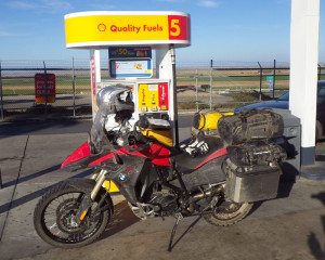 Last fill-up before home.