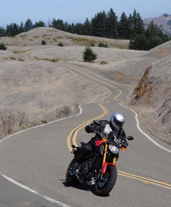 The FZ-09 is a delight on canyon roads, but it's held back by abrupt throttle response.