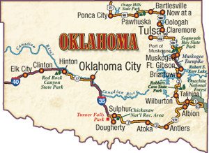 Oklahoma motorcycle route map