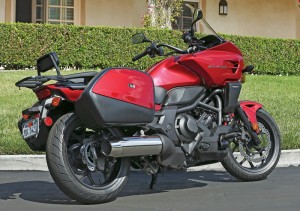 Honda CTX700 in red