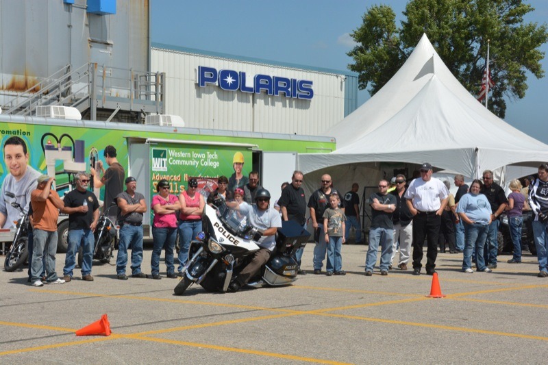 The Victory police demos had onlookers in awe all weekend